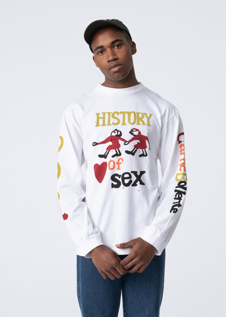 Carne Bollente History of Sex Longsleeve White AW23LT0106_White