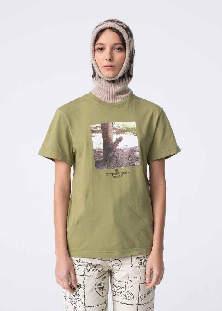 Carne Bollente E.D.C. T-Shirt Khaki AW23ST0111_Khaki
