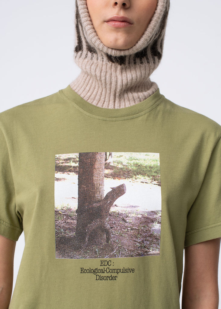Carne Bollente E.D.C. T-Shirt Khaki AW23ST0111_Khaki