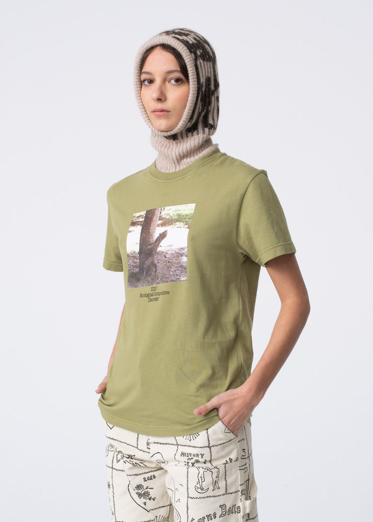 Carne Bollente E.D.C. T-Shirt Khaki AW23ST0111_Khaki