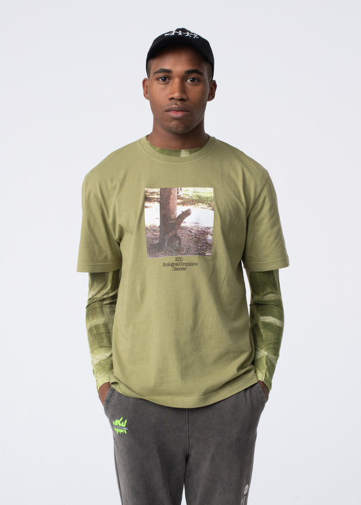 Carne Bollente E.D.C. T-Shirt Khaki AW23ST0111_Khaki