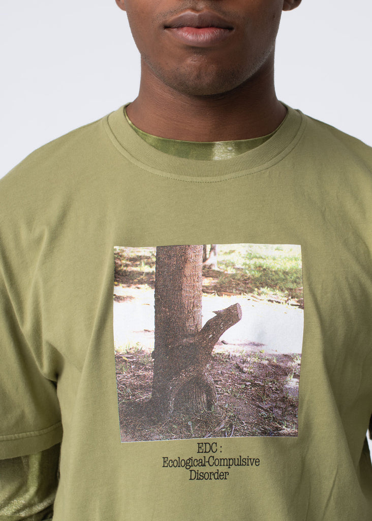 Carne Bollente E.D.C. T-Shirt Khaki AW23ST0111_Khaki