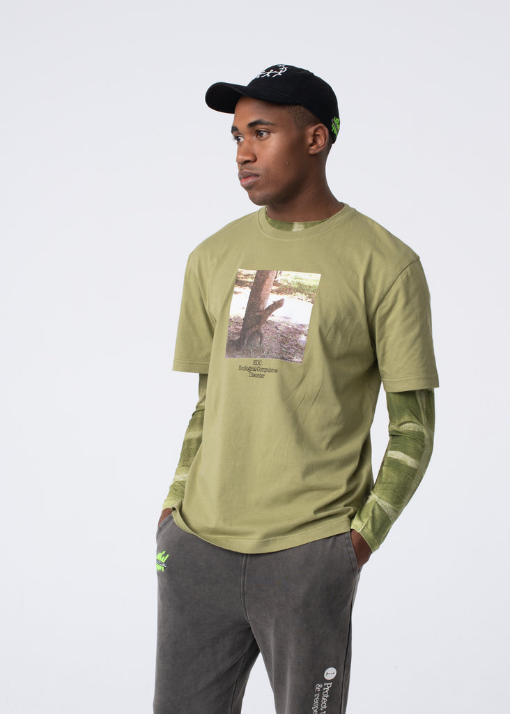 Carne Bollente E.D.C. T-Shirt Khaki AW23ST0111_Khaki