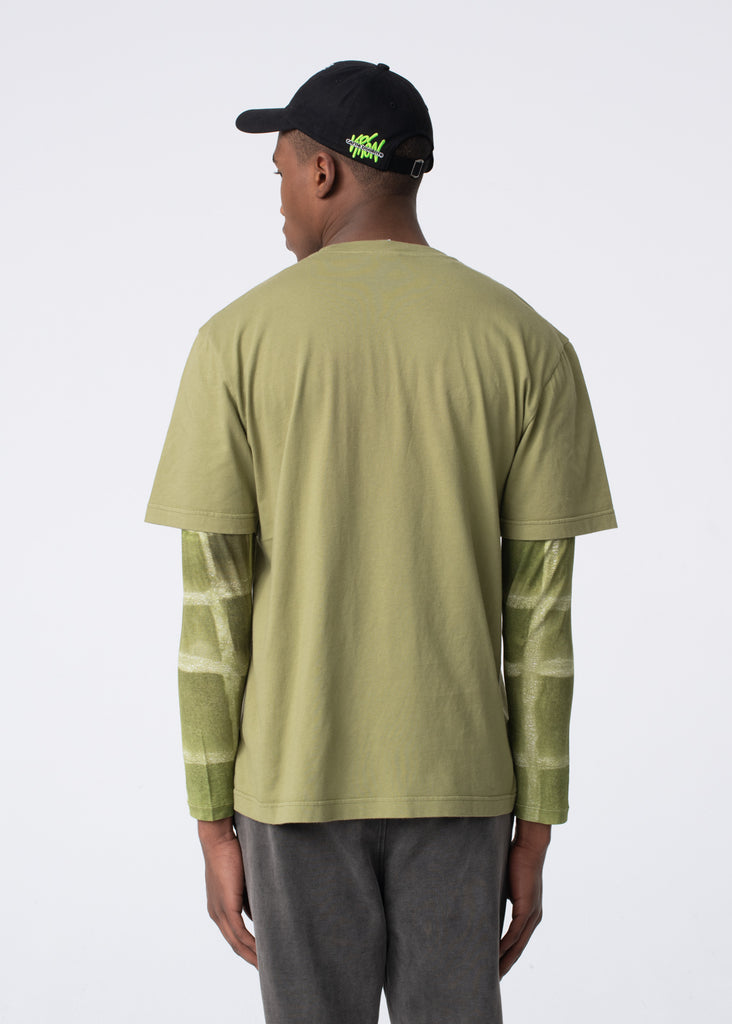 Carne Bollente E.D.C. T-Shirt Khaki AW23ST0111_Khaki