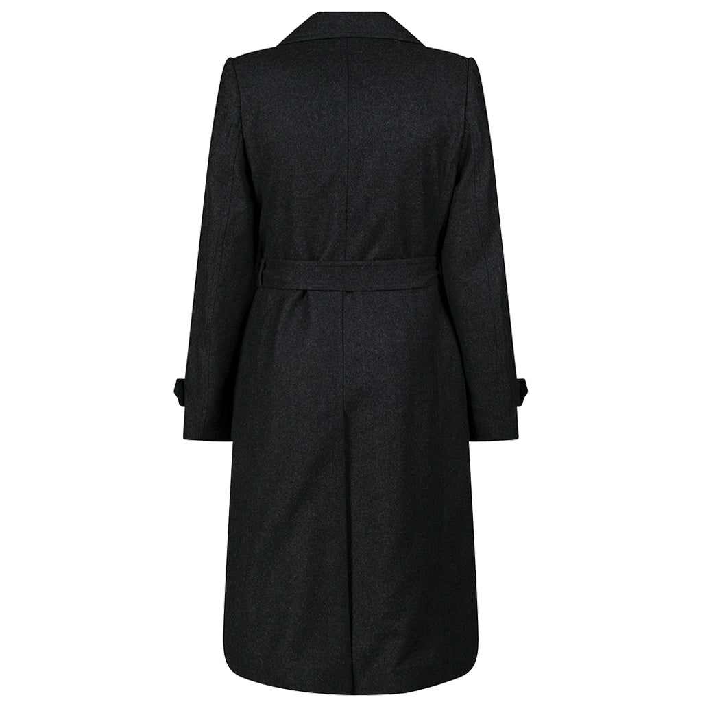 Dries van Noten Roresby Coat Anthracite 232-020228-7207