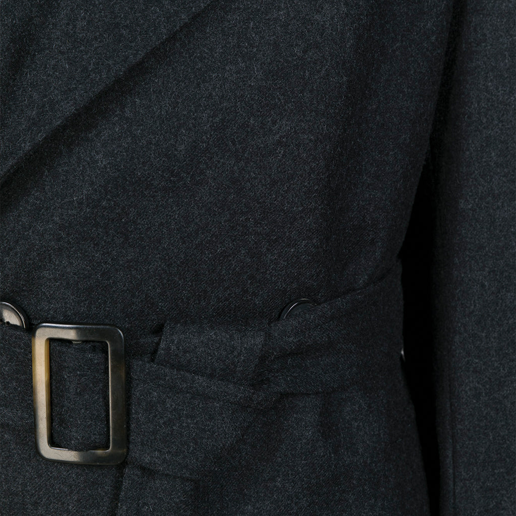 Dries van Noten Roresby Coat Anthracite 232-020228-7207