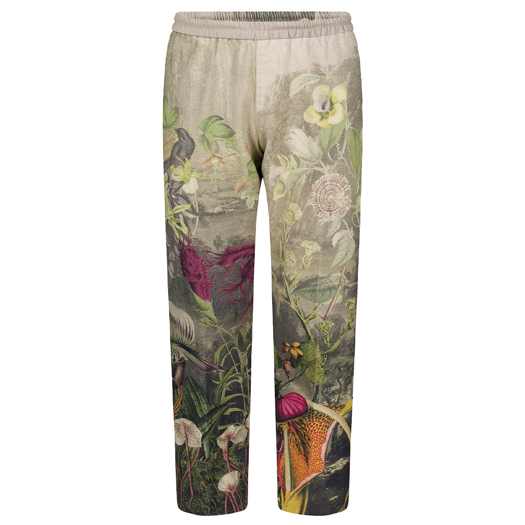 Dries van Noten Parkino Printed Pants Grey