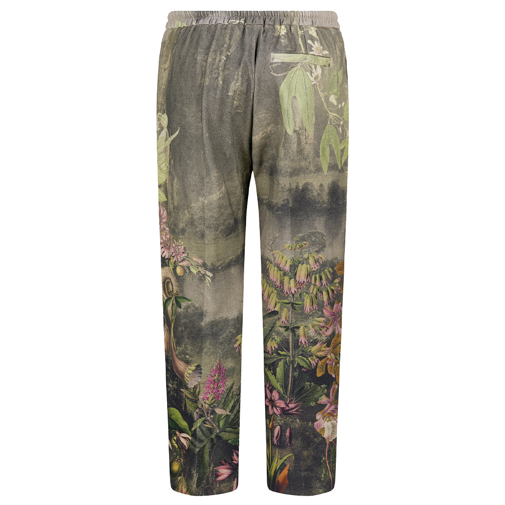 Dries van Noten Parkino Printed Pants Grey