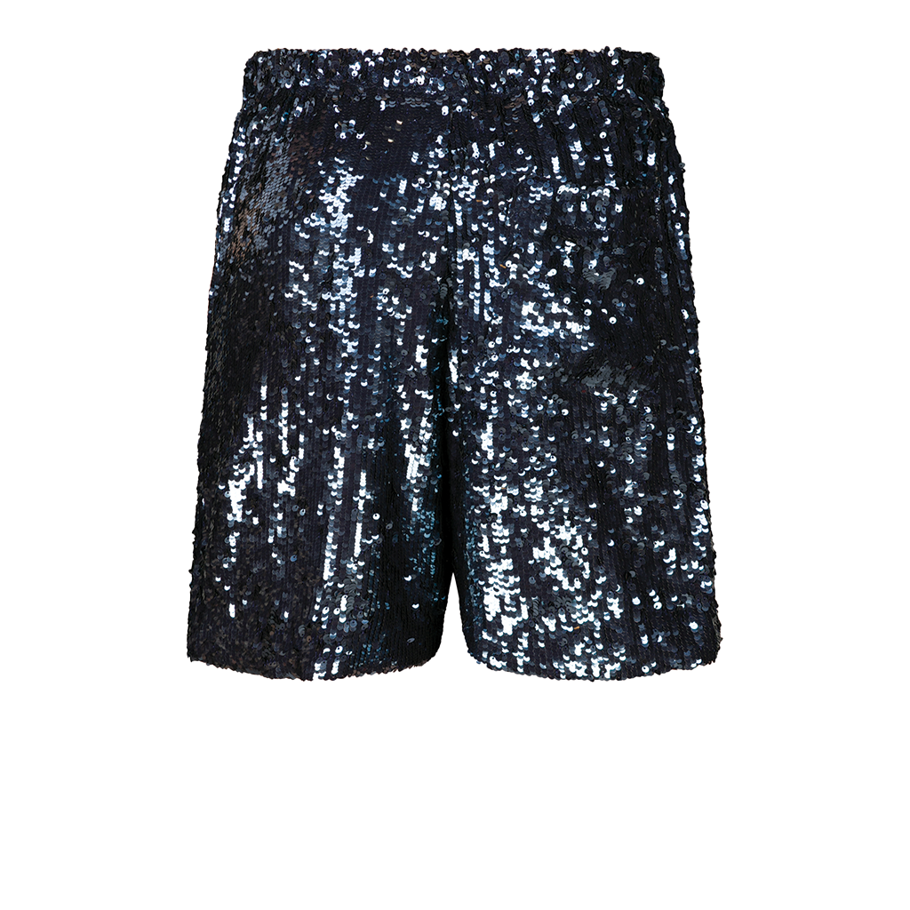 Dries van Noten Embellished Piperi Shorts Midnight 241-020951-8342