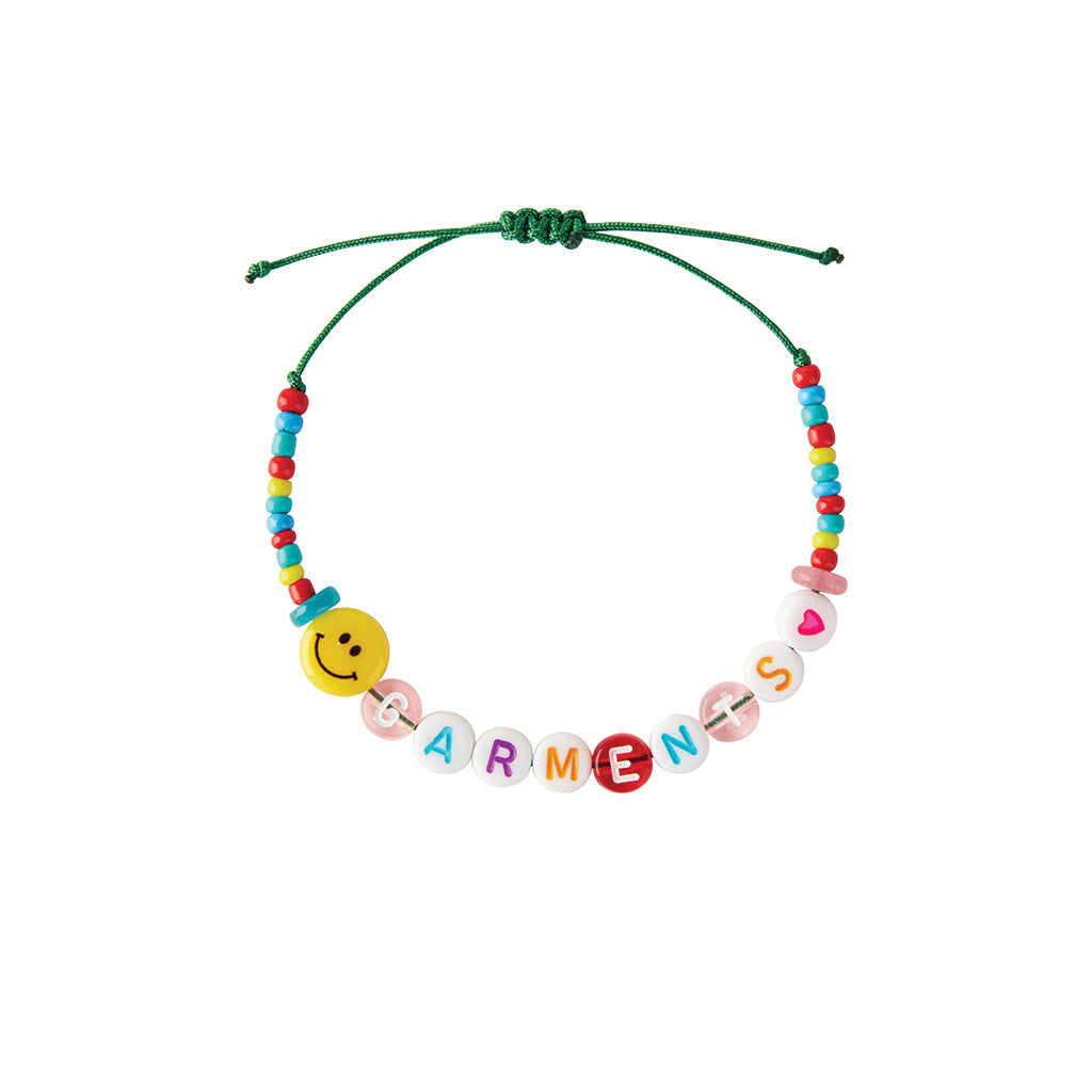 Garments by David Smile and Love Bracelet Green