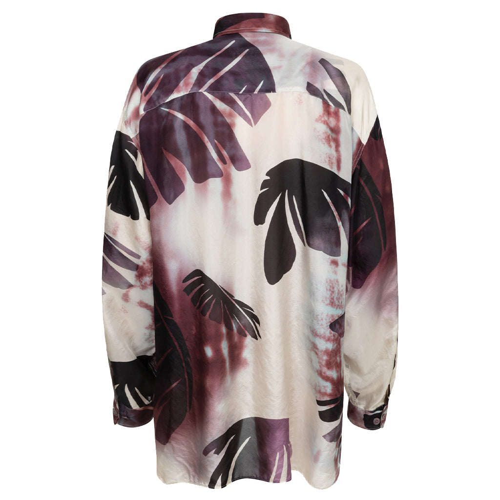 Dries van Noten Calander Tris Shirt Burgundy