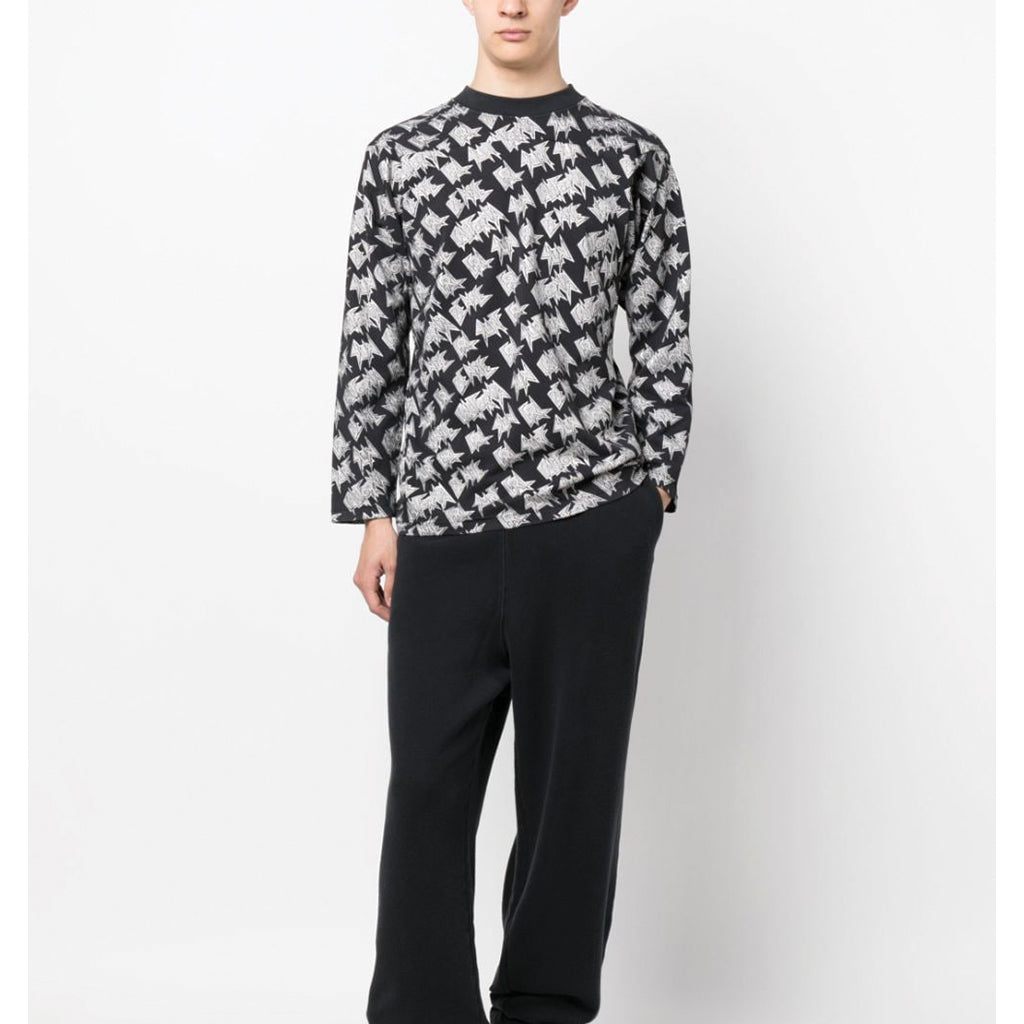 ERL Eli Russell Linnetz Logo Printed Longsleeve ERL06T014
