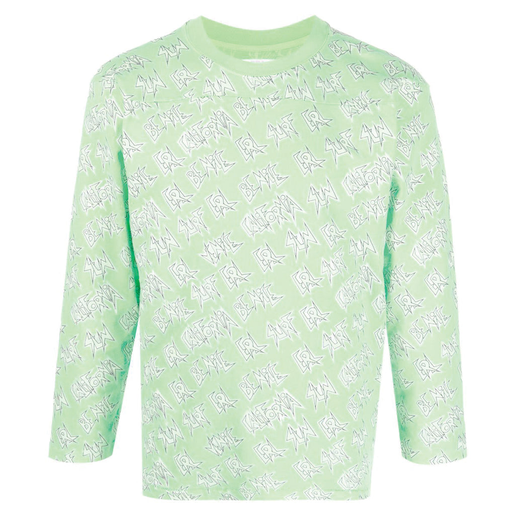 ERL Eli Russell Linnetz Logo Printed Longsleeve Green ERL06T014