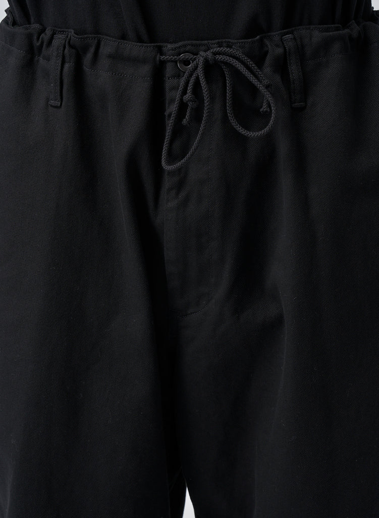 Cotton Drill Painter Pants Black