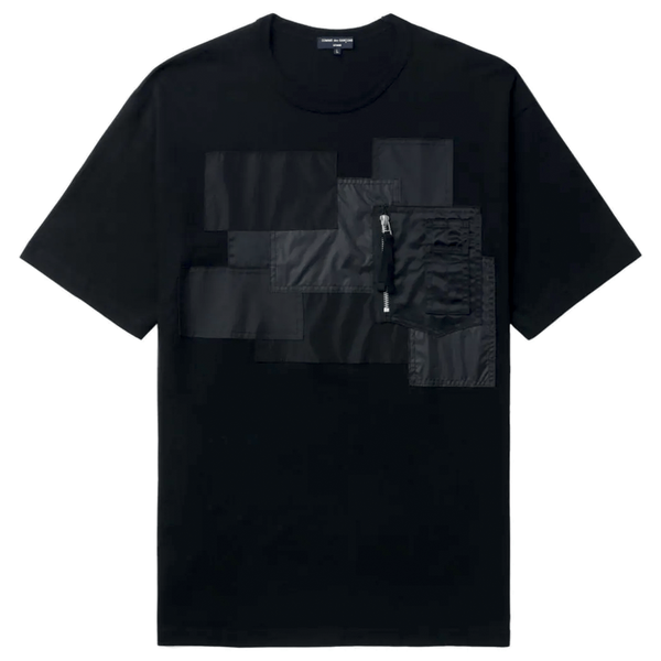 COMME des GARCONS Homme Patchwork T-Shirt Black HL-T001-051