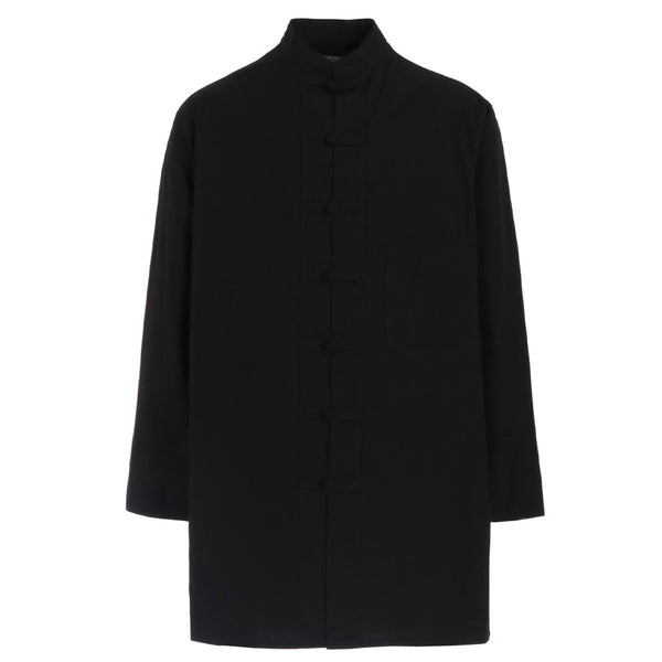 Yohji Yamamoto POUR HOMME Chain Stitch Broad Mandarin Collar Shirt HP-B04-001-02-02