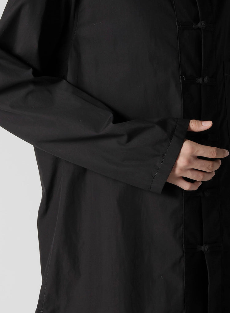 Yohji Yamamoto POUR HOMME Chain Stitch Broad Mandarin Collar Shirt HP-B04-001-02-02