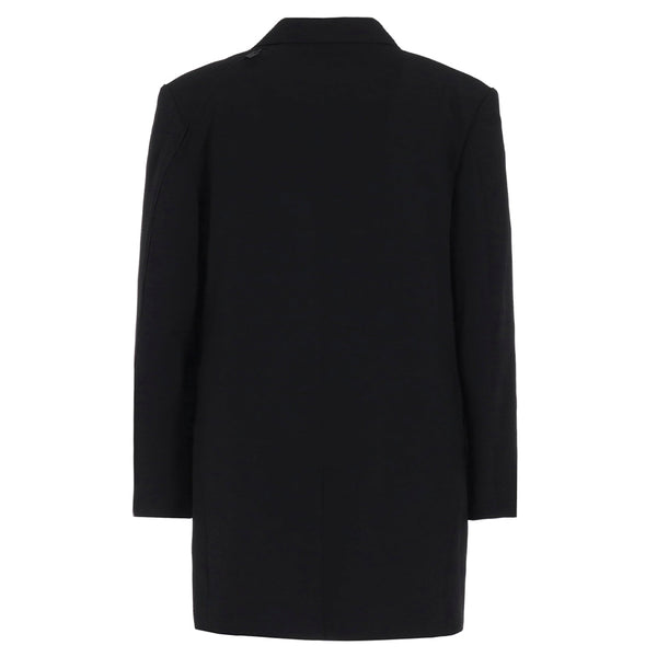 Yohji Yamamoto POUR HOMME Zip Detail Paneled Jacket Wool Gabardine