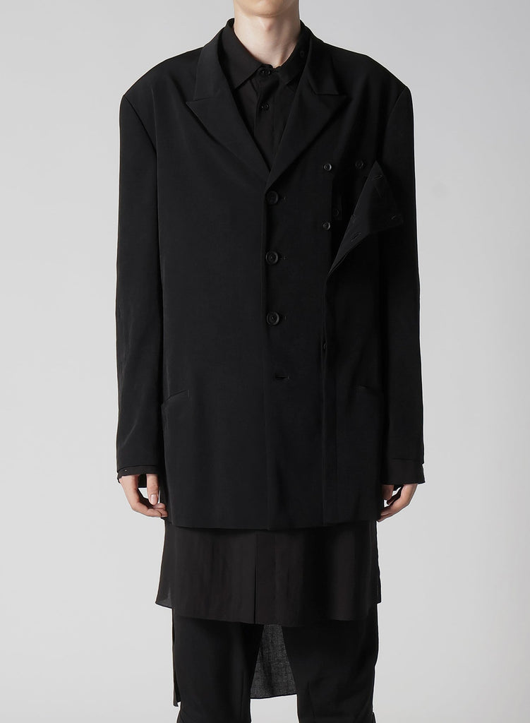 Yohji Yamamoto POUR HOMME TA Tuxedo Button Detail Jacket HP-J33-500-01-03