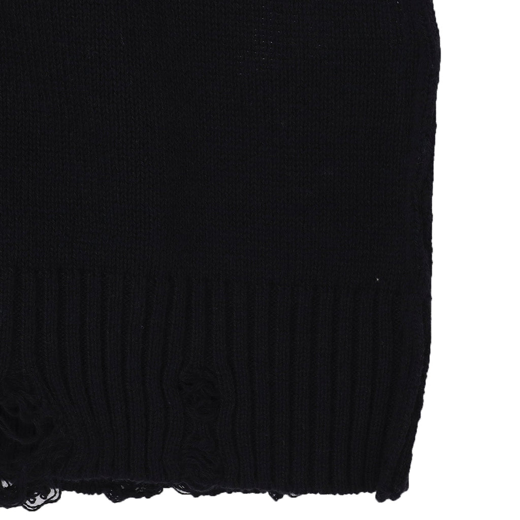 Yohji Yamamoto POUR HOMME 7G2P Jersey V-Neck Vest Black HP-K13-098-02-03