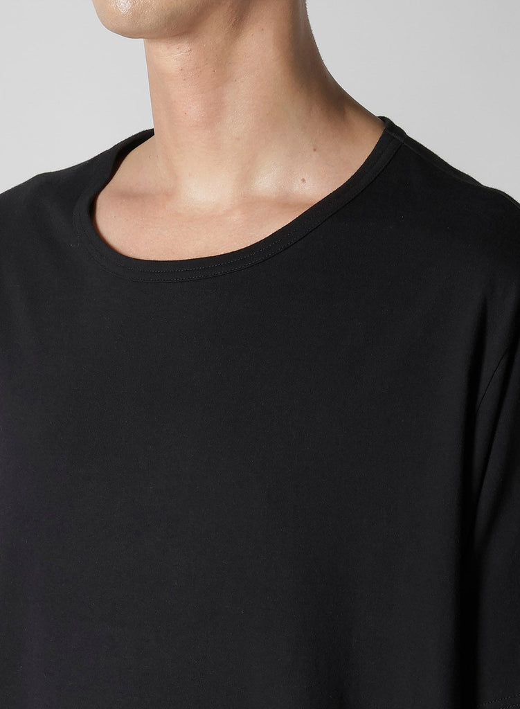 YOHJI YAMAMOTO Pour Homme Single Jersey Half Sleeve E T-Shirt