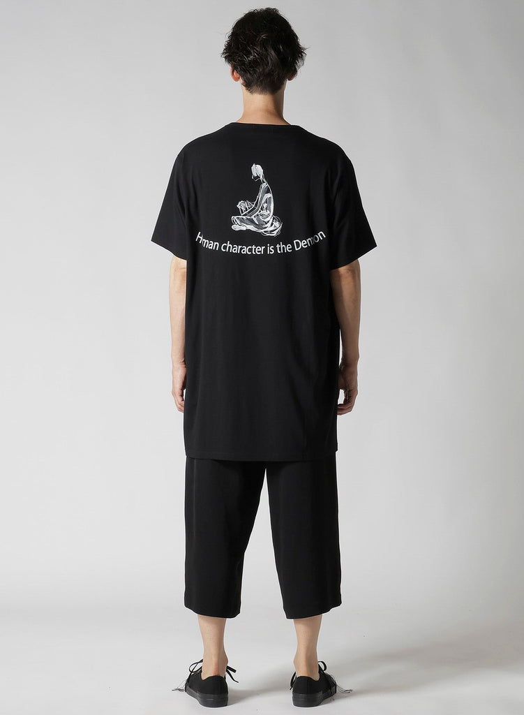 YOHJI YAMAMOTO Pour Homme Single Jersey Half Sleeve E T-Shirt