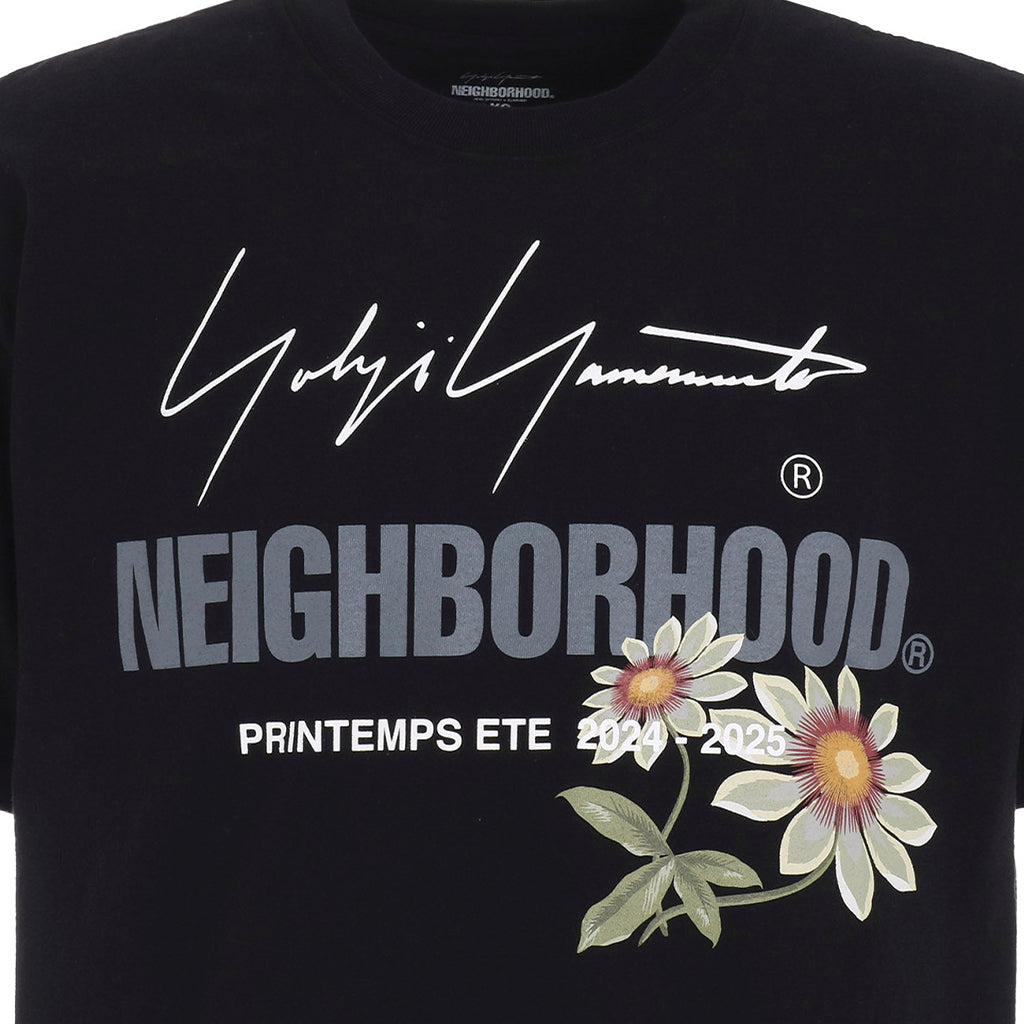 Yohji Yamamoto POUR HOMME x NEIGHBORHOOD T-Shirt Black HP-T89-996-02-02