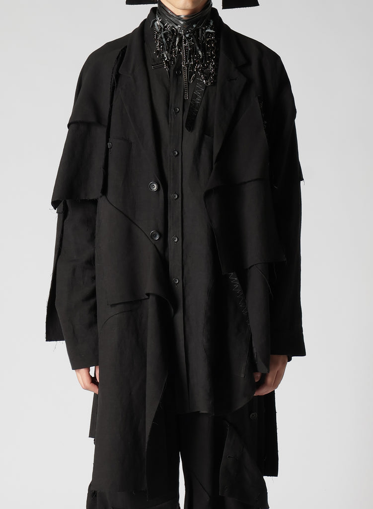 Yohji Yamamoto POUR HOMME W-Back PT Swingy Jacket HS-J53-308-1-03