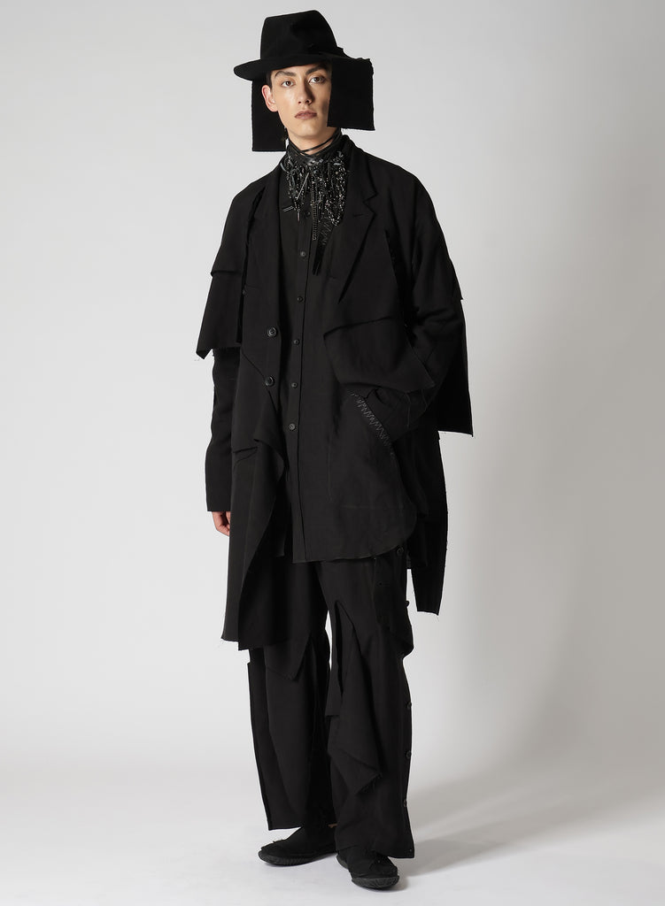 Yohji Yamamoto POUR HOMME W-Back PT Swingy Jacket HS-J53-308-1-03