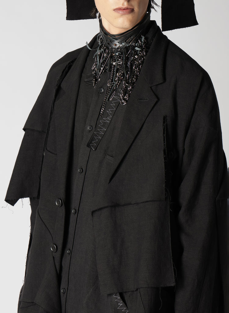 Yohji Yamamoto POUR HOMME W-Back PT Swingy Jacket HS-J53-308-1-03