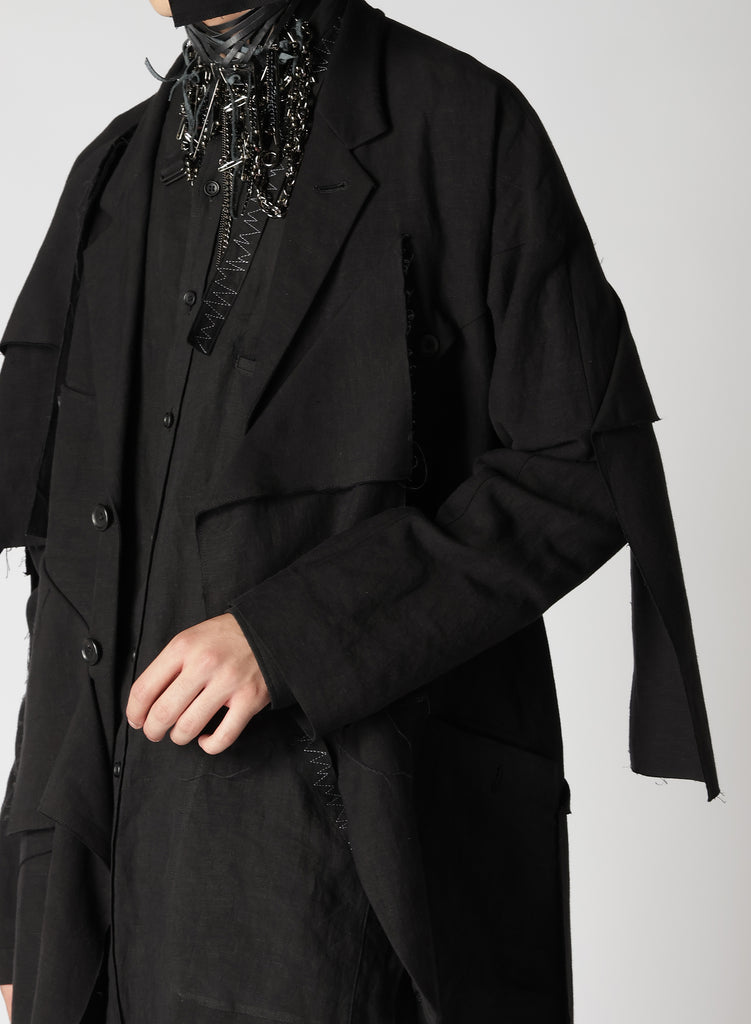 Yohji Yamamoto POUR HOMME W-Back PT Swingy Jacket HS-J53-308-1-03