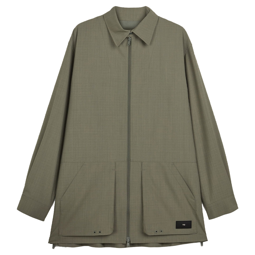 adidas Y-3 Yohji Yamamoto Men's Ripstop Overshirt Green IP7671