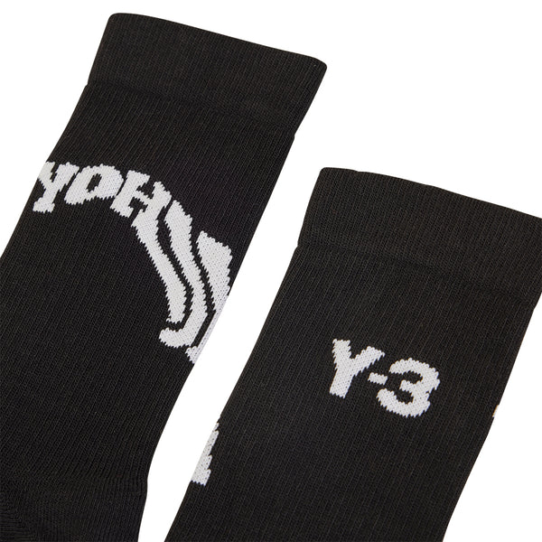 Y-3 GRAPHIC CREW SOCKS