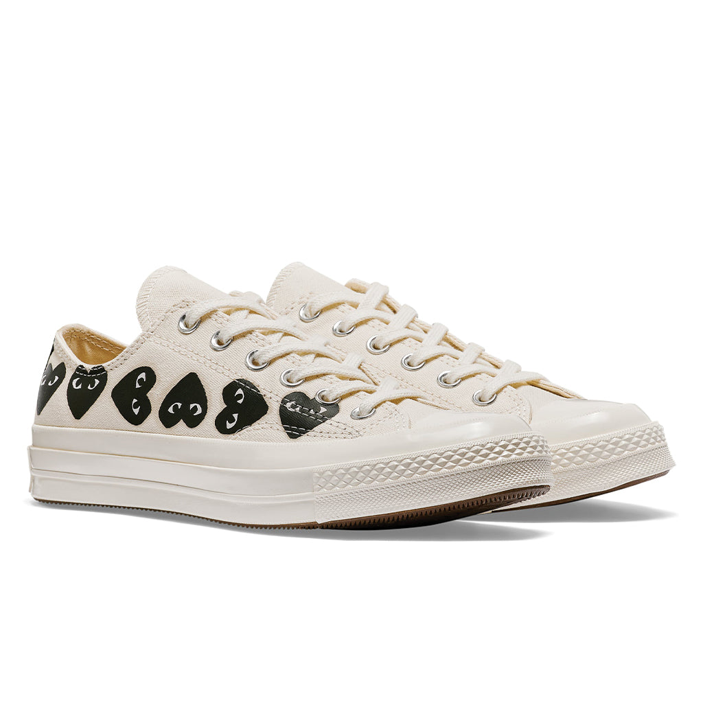x Converse Chuck Taylor All Star '70 Multi Black Heart Low Beige