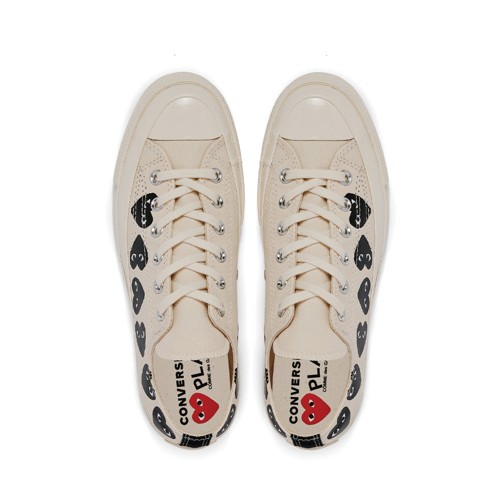 x Converse Chuck Taylor All Star '70 Multi Black Heart Low Beige