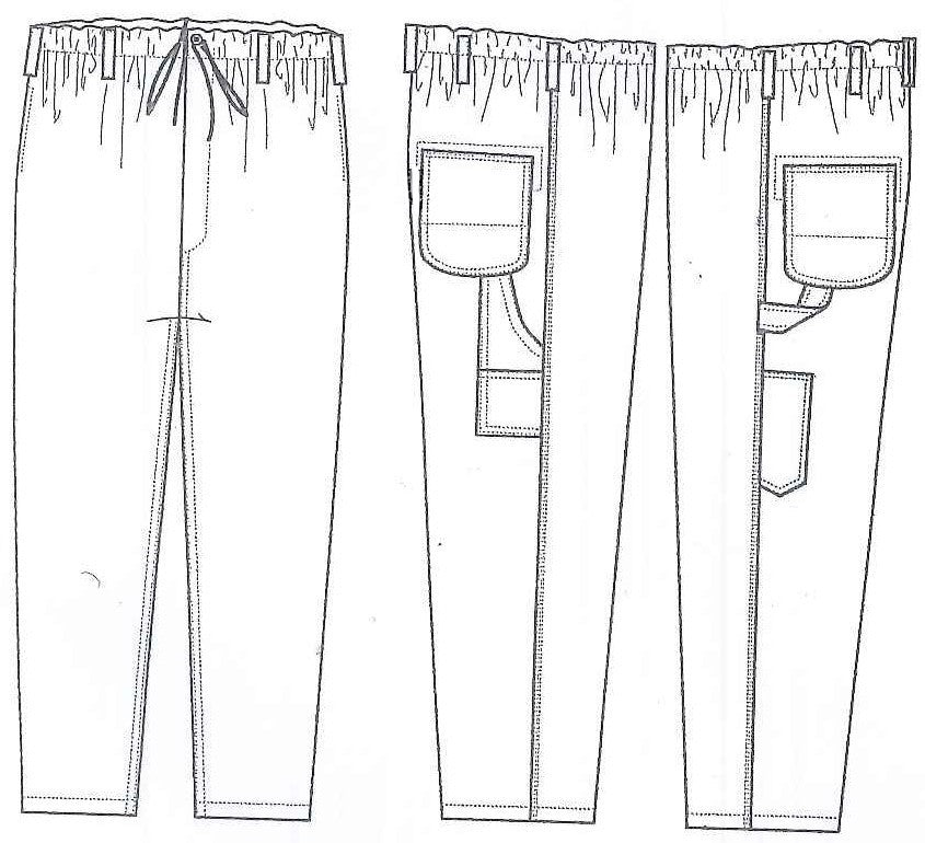 Cotton Drill Painter Pants Black