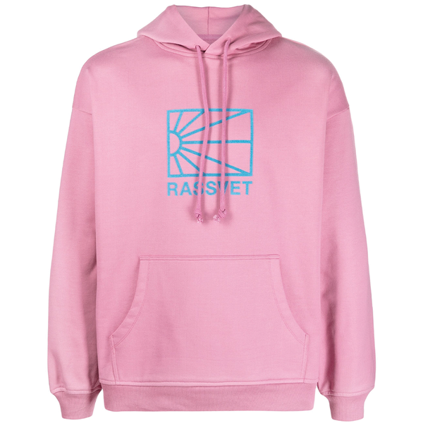 Rassvet Big Logo Hooded Sweatshirt Pink