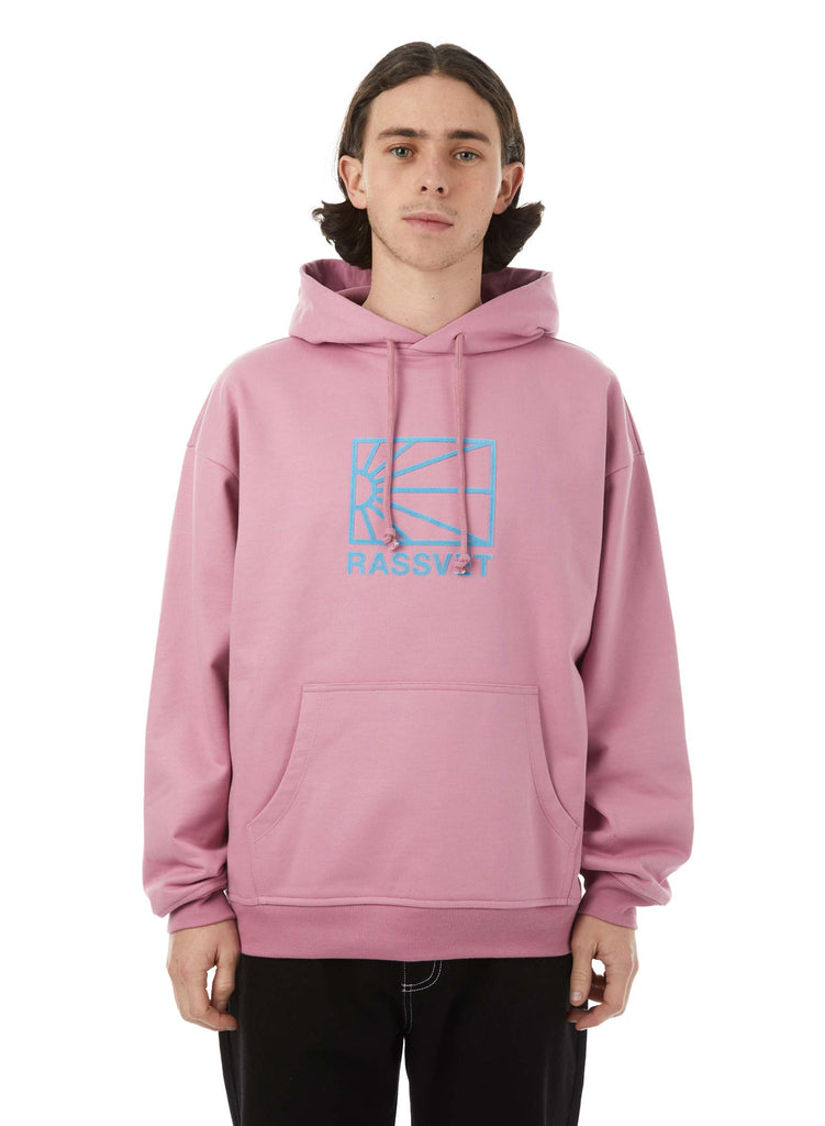 Rassvet Big Logo Hooded Sweatshirt Pink