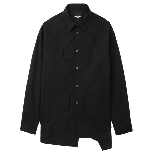 COMME des GARCONS Homme Plus Cut-Out Shirt Black PM-B022-051