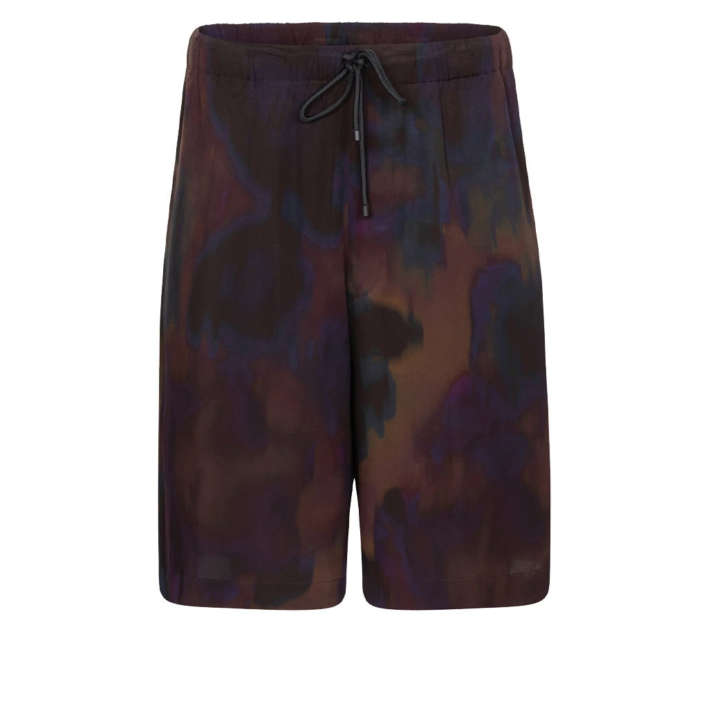 Dries van Noten Piperi Shorts Burgundy