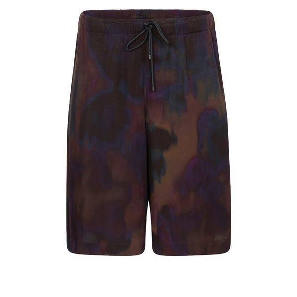Dries van Noten Piperi Shorts Burgundy