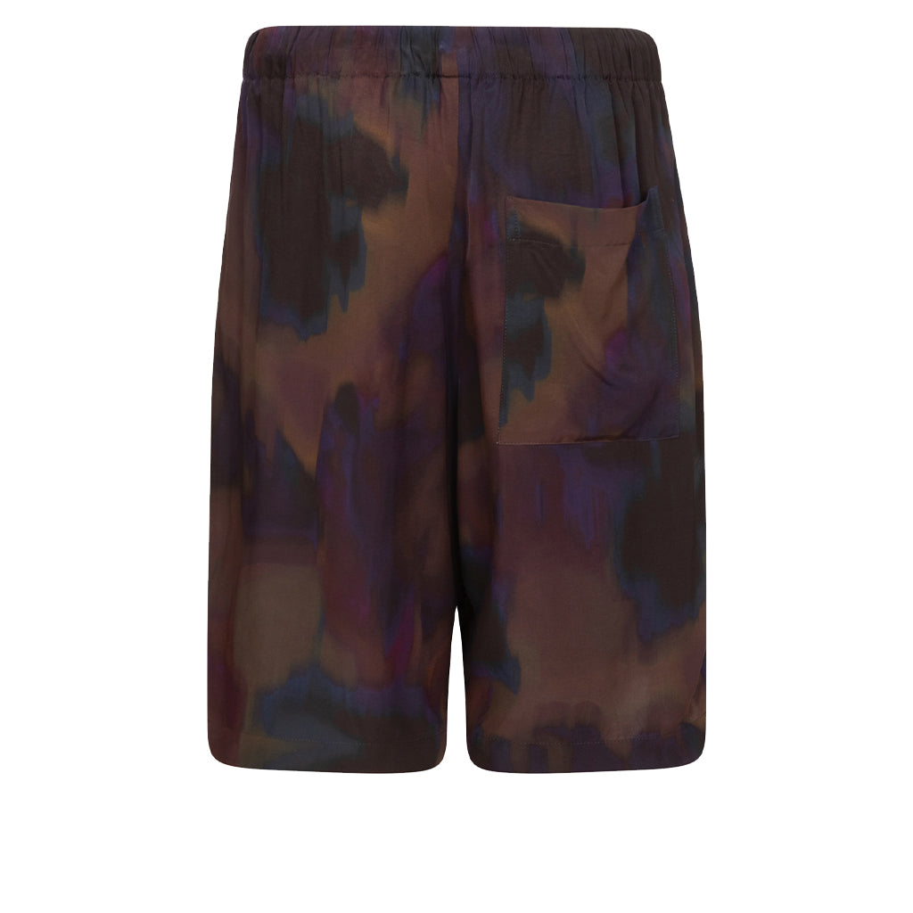 Dries van Noten Piperi Shorts Burgundy
