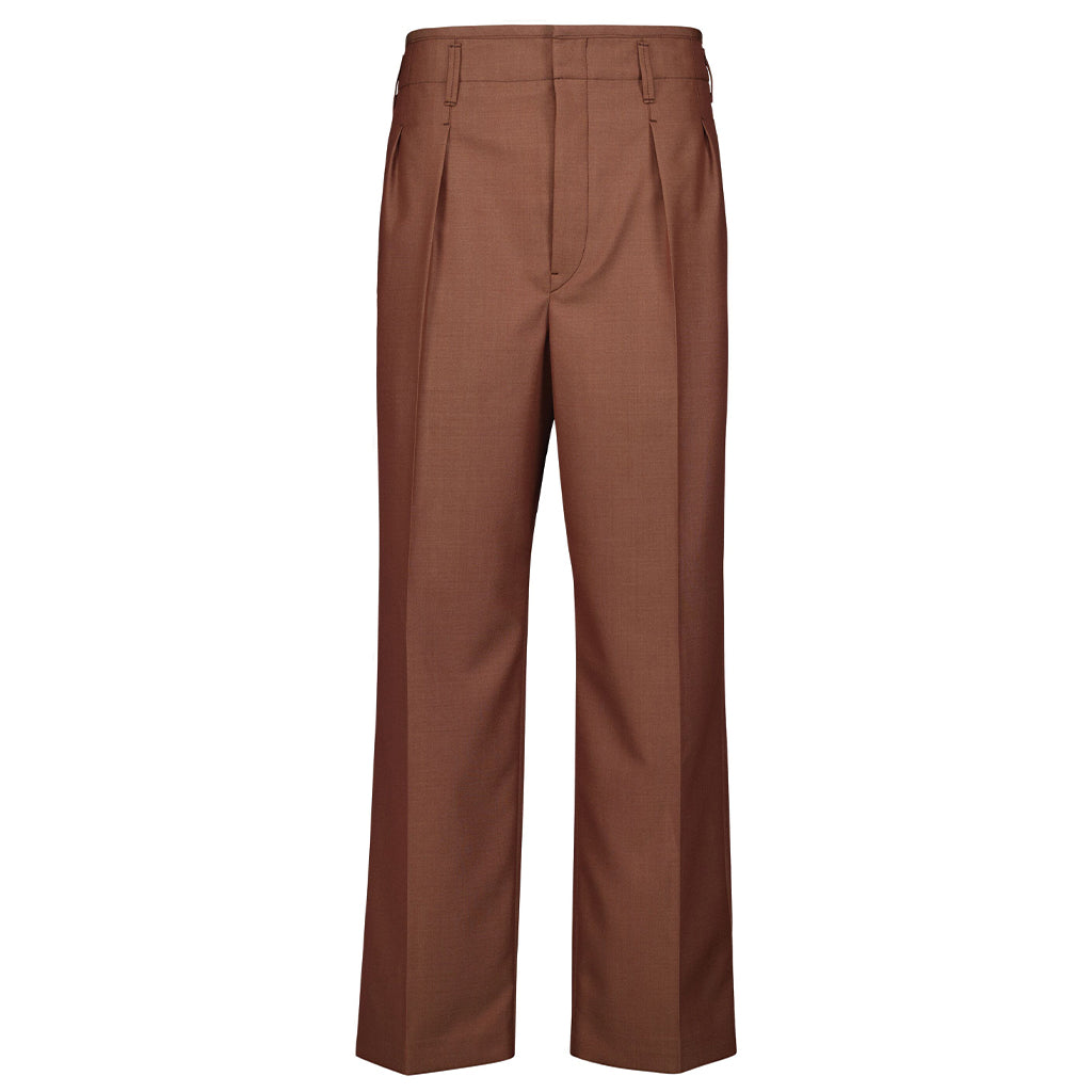 LEMAIRE Pleated Pants Rosy Brown