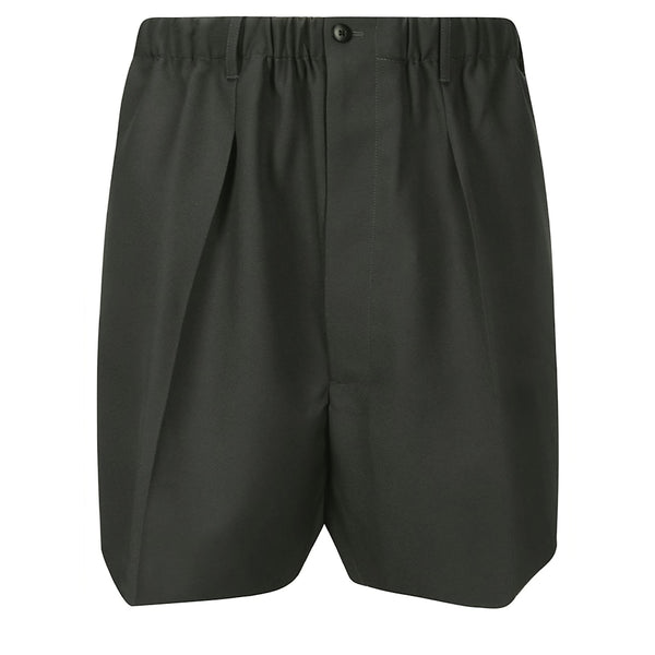Random Identities Worker Low Crotch Pleated Trousers Grey