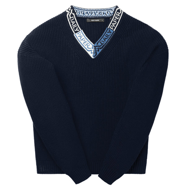 Daily Paper Roshaun Sweater Deep Navy