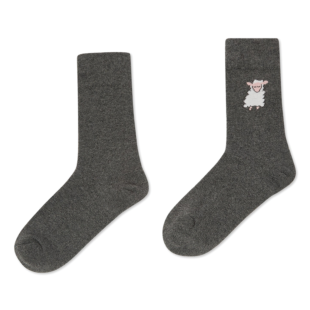 Sky High Farm Sheep Embroidery Socks