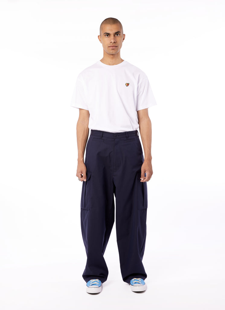 Sky High Farm Workwear Perenial Cargo Pants Navy SHF05P005