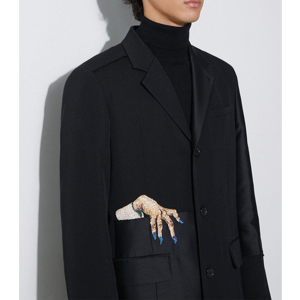 UNDERCOVER Jun Takahashi Bead Embellished Coat UC2C4314