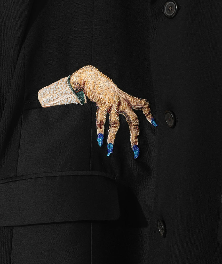UNDERCOVER Jun Takahashi Bead Embellished Coat UC2C4314