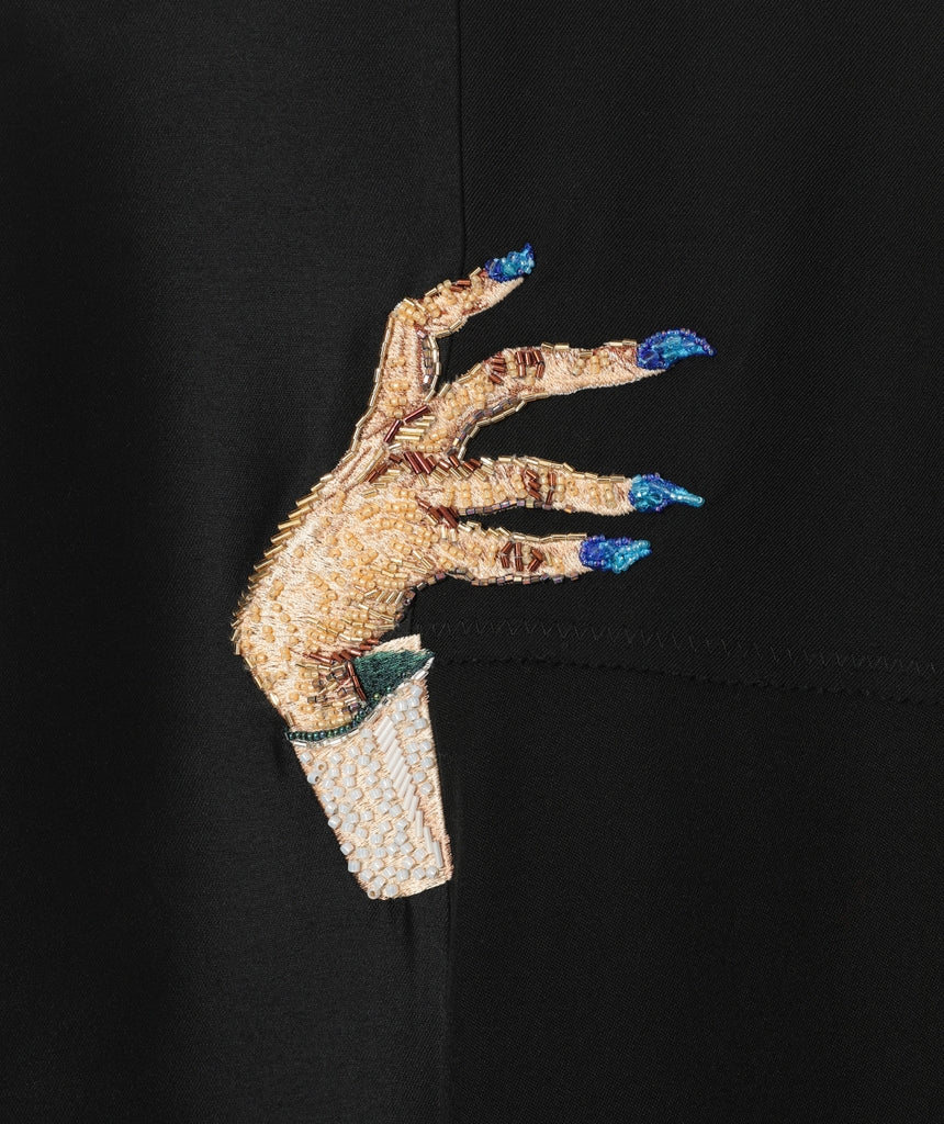 UNDERCOVER Jun Takahashi Bead Embellished Coat UC2C4314